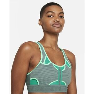 Sz Small Nike Women's Swoosh UltraBreathe Sports Bra Green CZ4439-387